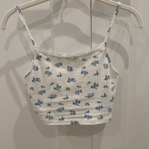 Princess Polly Floral Cropped Tank
